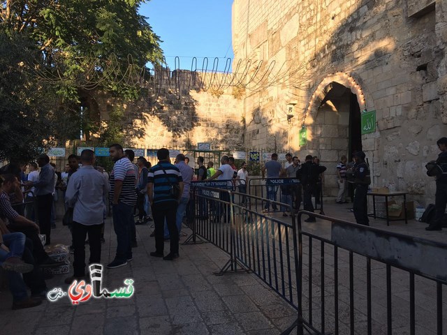  جمعية الاقصى : الشرطة الإسرائيلية  تمنع الشاحنات من ادخال وجبات مشروع  افطارالصائم من الدّخول الى المسجد الاقصى 